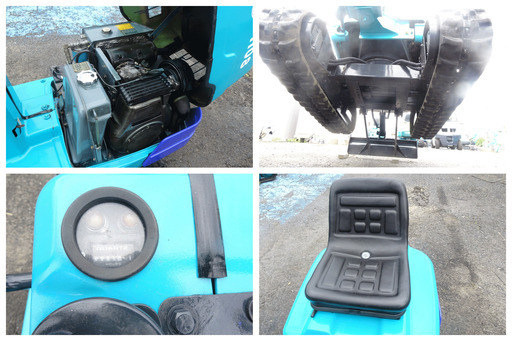 HANIX~ハニス:Ｈ08:中古油圧ショベル◆0.8ｔ◆ミニユンボ◆建設機械 整備済み/ガチャック仕様◆走行2速◆可変脚◆科返却◆倍速