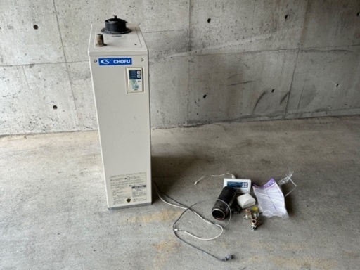 【中古】強制追焚付石油給湯器 長府 CHOFU KIB-3630 ふろがま ボイラー KIB-314 リモコン付き 【札TB01】