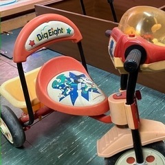 三輪車(手押しバー付)の画像