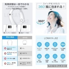 (終了)新品未使用　首かけ扇風機　定価5980円の画像