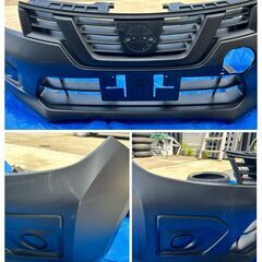 日産 ADバン VY12 純正 フロントバンパー 62022 5UN0H　中古　フォグランプレスの画像