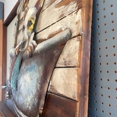 ブリキ　アート　インテリア　オブジェ　　の画像