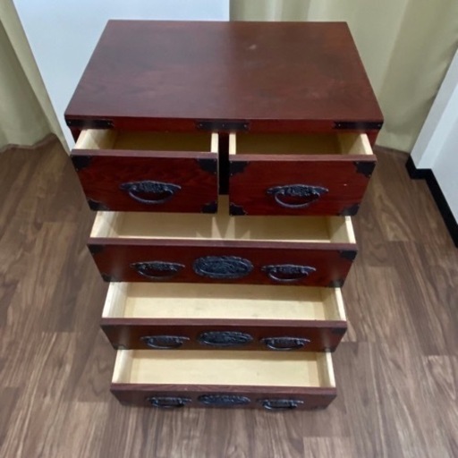和箪笥 民芸家具 南部鉄器金具 タンス