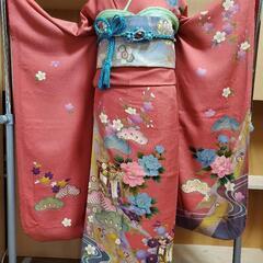 振袖・袋帯・長襦袢・小物セット 振り袖E、長襦袢、袋帯、小物セット