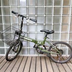 カゴ付き HUMMER折りたたみ自転車