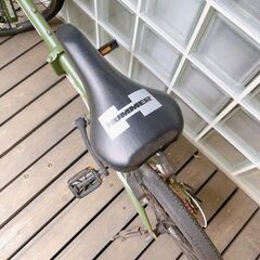 カゴ付き HUMMER折りたたみ自転車の画像