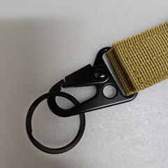 フックアンドループベルトカラビナ ナイロンの画像