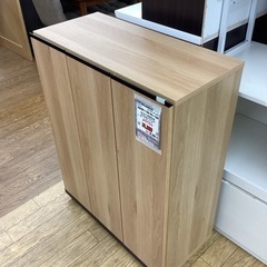 KF-6【新入荷　リサイクル品】ニトリ　シューズボックス　ナチュラル