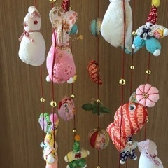 吊るし雛　吊るし飾り　ひな祭り　　飾り物　郷土玩具　和飾り　民芸品　工芸品手作りの画像