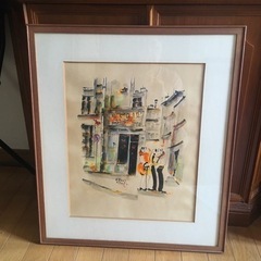 谷本　ためひろ。真作絵画。 谷本 ためひろ。真作。絵画。