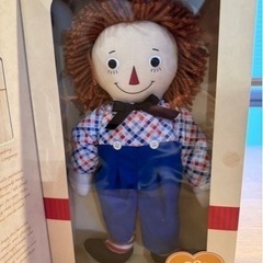 【美品】ラガディアン&アンディ 記念人形 ペア カントリー雑貨 インテリア雑貨の画像