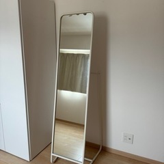 IKEA ラック付きミラー/鏡
