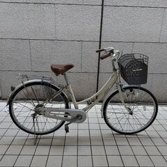 ママチャリ　中古　26インチ　動作確認済　マルキン　錆有り　