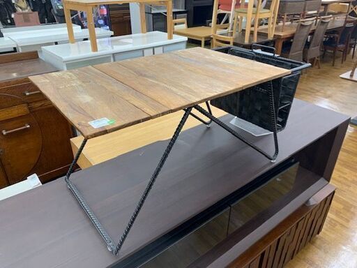 90分の無料軽トラック貸出サービス！インダストリアル調ローテーブル(D-B0FHI)のご紹介