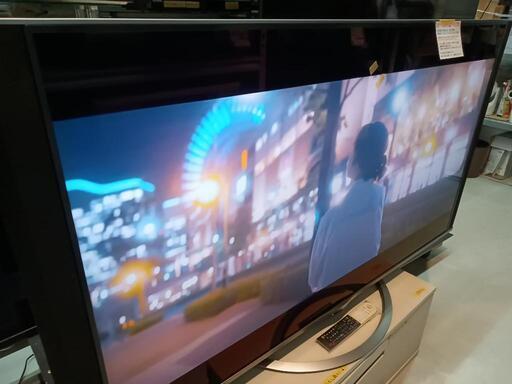 配送可【シャープ】60V液晶テレビ（訳アリ）★2018年製　クリーニング済/6ヶ月保証付　管理番号11206