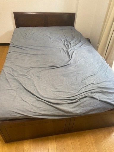 【最終値下げ/どなたかお願いします!】家具 ベッド ダブルベッド