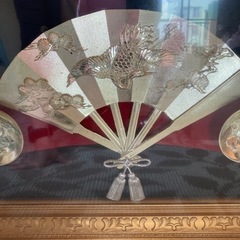 開運☆七福神  扇子に鶴  盃に七福神 急ぎですの画像