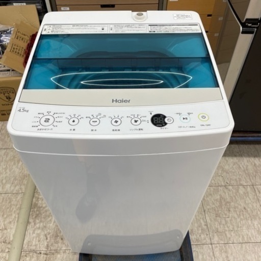洗濯機 Haier JW-C45A 2017年製　※2400010400155