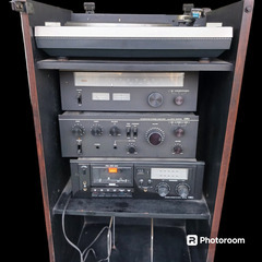 （ご予約済）(中古)OTTO レコードプレーヤー アンプ カセット 3点セットの画像