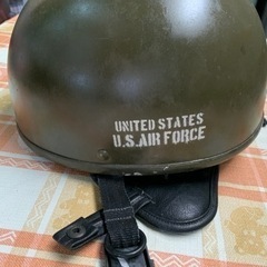 ミリタリーUS.AIR.FORCEバイク用半キャップヘルメット②の画像