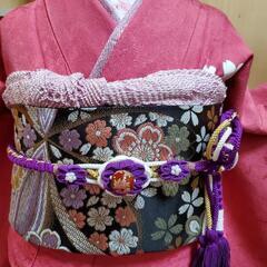 振袖 f 、長襦袢、袋帯、小物　7点セットの画像