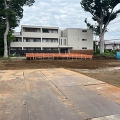 新築建物の基礎、外構工事の画像