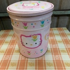 昭和レトロ ハローキティ サンリオ ペール缶 