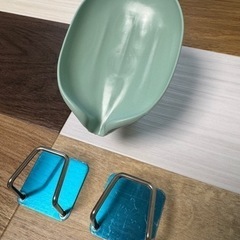 生活雑貨 スポンジ置き、石鹸トレイ