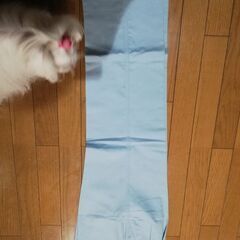 クラボウ　ズボン　スラックス　作業　色　ブルー系　ウエスト79の画像