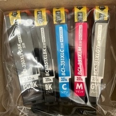 Canon プリンター互換インク　5本セット（イエローなし）の画像