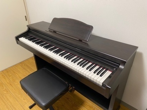 【受付終了】電子ピアノ COLUMBIA + ピアノ椅子