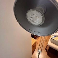 売り切れ:　(希少品)　IKEA ANTIFONI アンティフォニー フロア/読書 ランプ, ニッケルメッキ　 の画像
