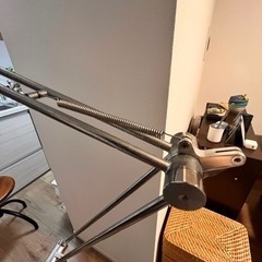 売り切れ:　(希少品)　IKEA ANTIFONI アンティフォニー フロア/読書 ランプ, ニッケルメッキ　 の画像