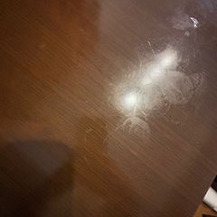 【終了】収納棚付き デスク テーブル 幅105cm  の画像