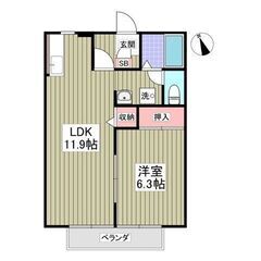 【202】💙フリーレント1ヶ月！敷礼０！《1LDK》茂原市♦駐車...