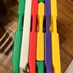日本育児　ミュージカルキッズランド　ベビーサークル６枚セットの画像