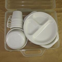キャンプ用食器セット（４人分）差し上げます。の画像