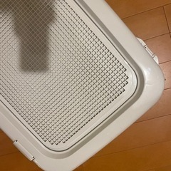 【引き取り限定】犬　トイレ ワイド　メッシュカバー付