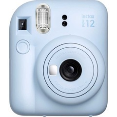 【レンタル】 チェキINSTAX mini 12 パステルブルー