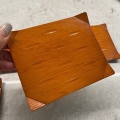 木製　菓子皿の画像