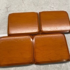 木製　菓子皿の画像
