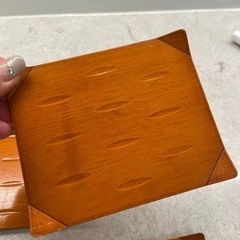 木製　菓子皿の画像
