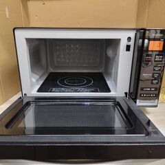 世田谷区近辺配送可能　アイリスオーヤマ IRIS 電子レンジ　2019年製「 50/60Hz」 IMB-FM1803　18L 　ミラーガラス調でキッチンやお部屋に馴染むインテリア性の高いデザインレンジの画像