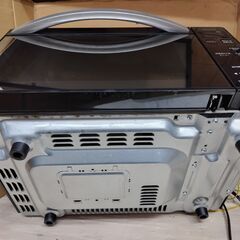 世田谷区近辺配送可能　アイリスオーヤマ IRIS 電子レンジ　2019年製「 50/60Hz」 IMB-FM1803　18L 　ミラーガラス調でキッチンやお部屋に馴染むインテリア性の高いデザインレンジの画像