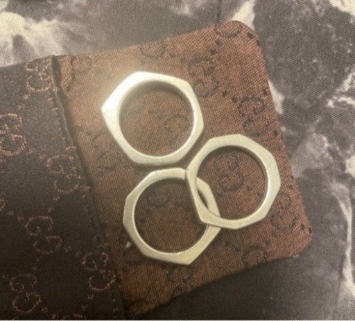 GUCCI 3連リング 袋付き