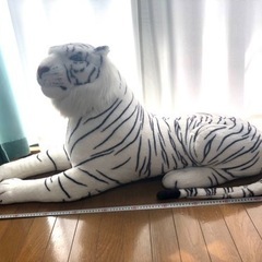【受付終了】ホワイトタイガー　ぬいぐるみ