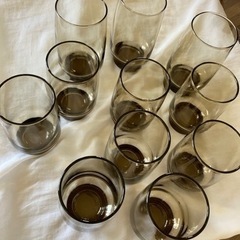 アメリカ製大きめグラス11個セットの画像