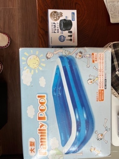 大型プール　ポンプ付き