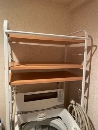 決まりました洗濯機ラック