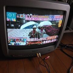 超美品 ORION 14インチCRT テレビ 地デジチューナー付の画像
